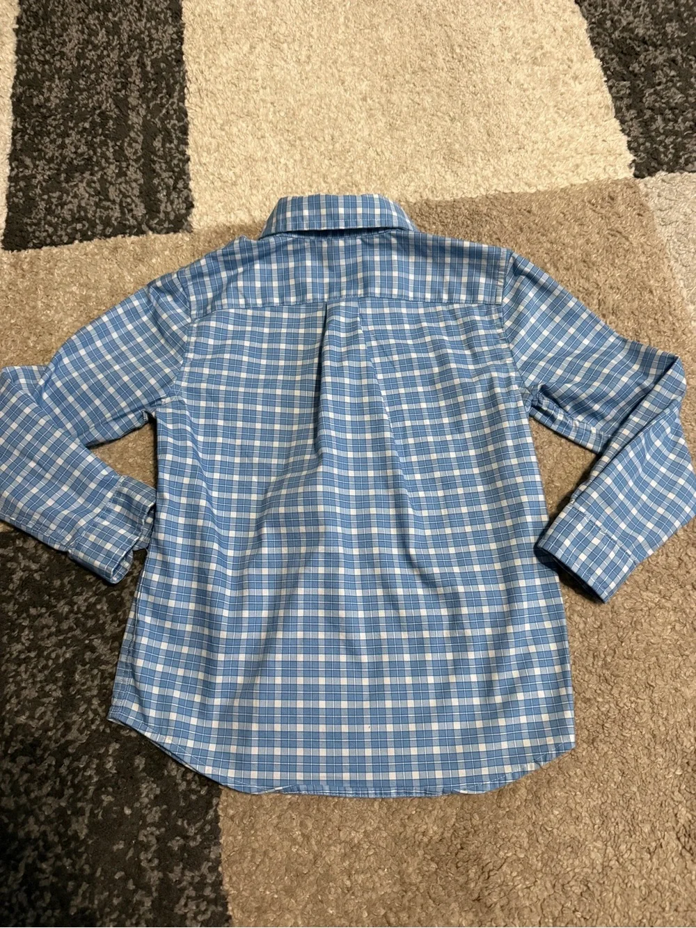 Vineyard Vines Boys Plaid On-The-Go Performance Long Sleeve Shirt - 4T